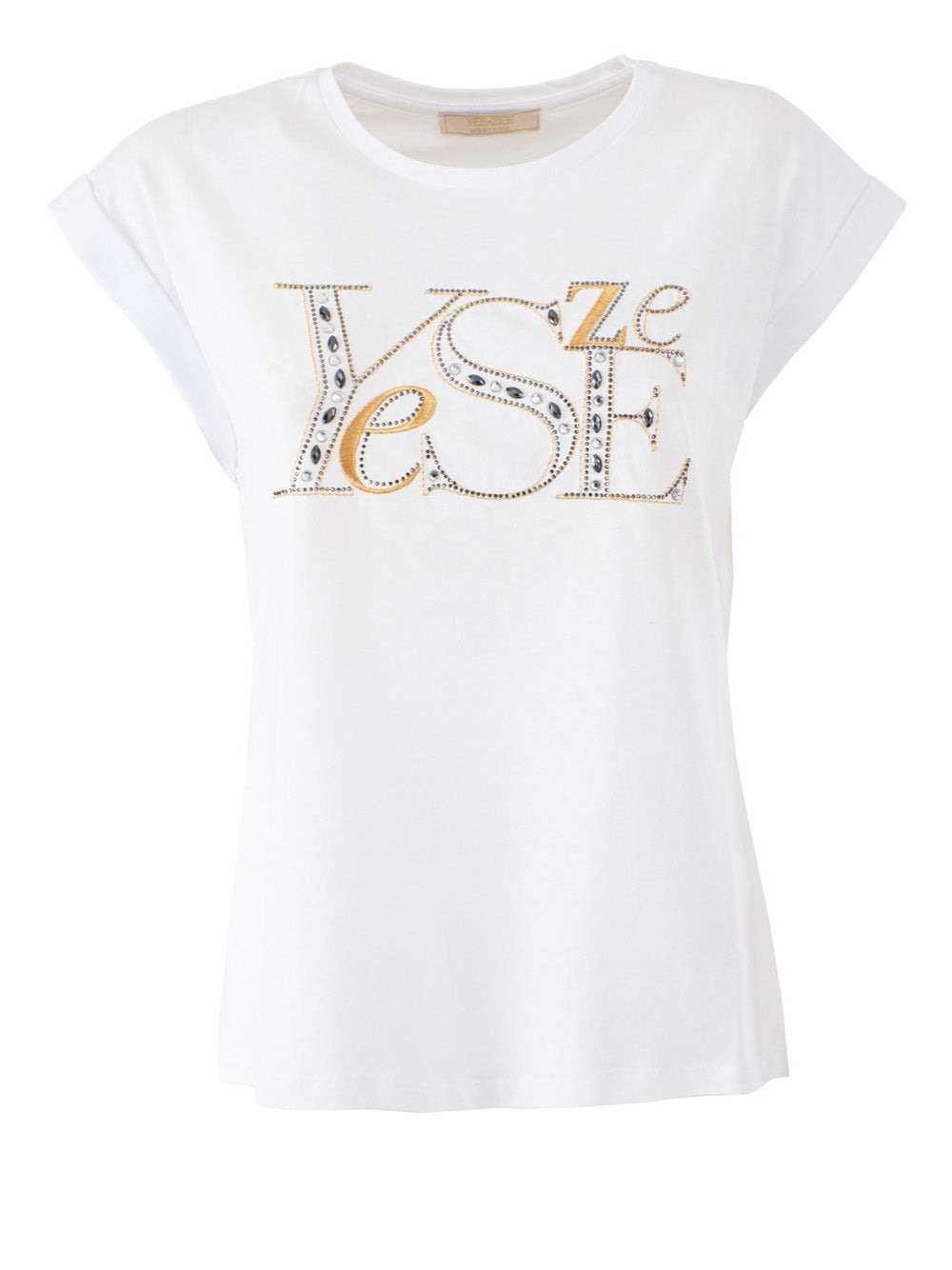 T-shirt Yes Zee da Donna - Bianco