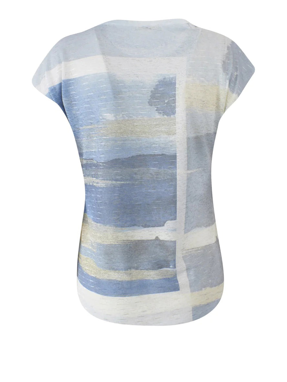 T-shirt Yes Zee da Donna - Blu