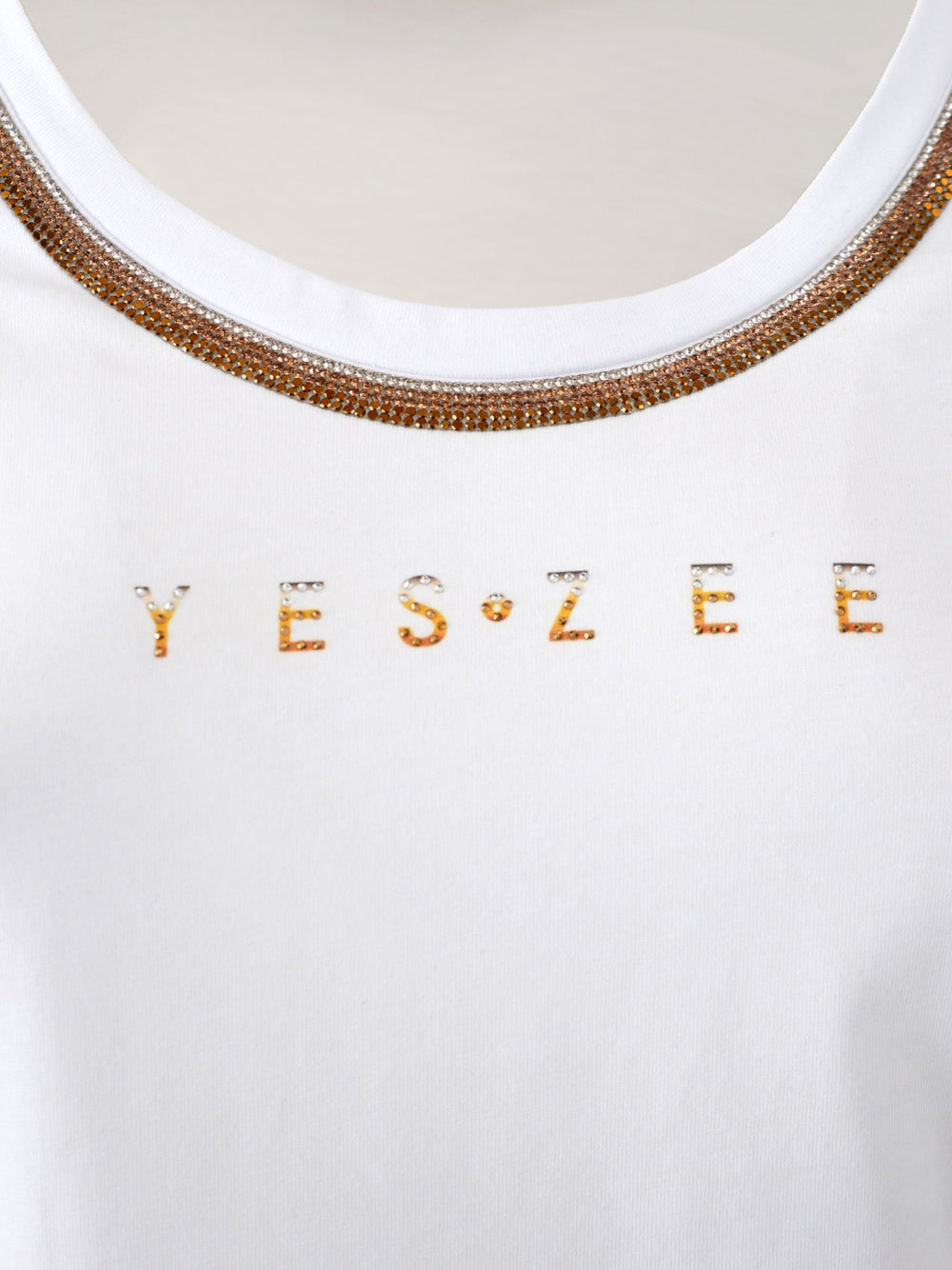 T-shirt Yes Zee da Donna - Bianco