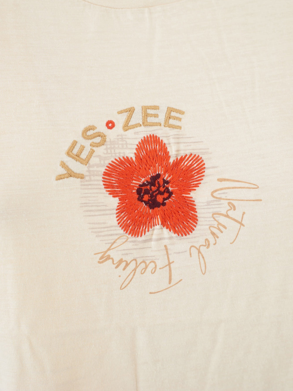 T-shirt Yes Zee da Donna - Beige