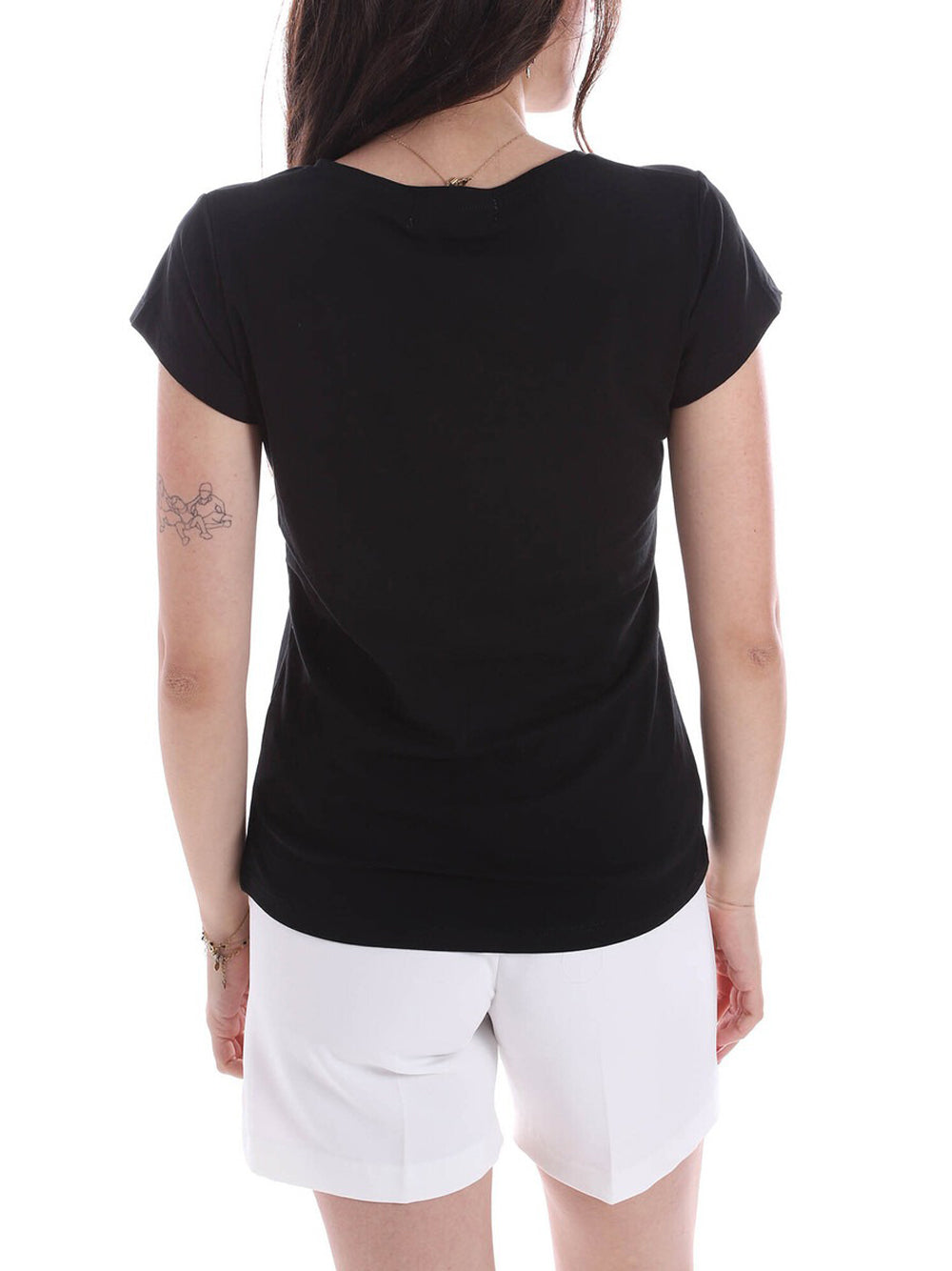 T-shirt Yes Zee da Donna - Nero