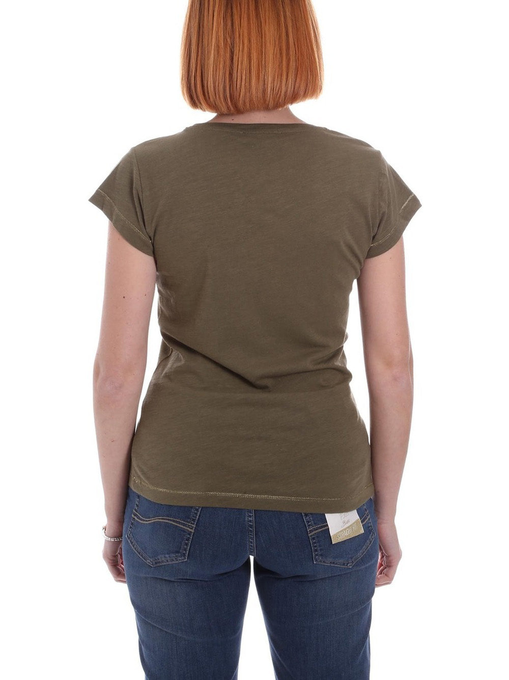 T-shirt Yes Zee da Donna - Verde