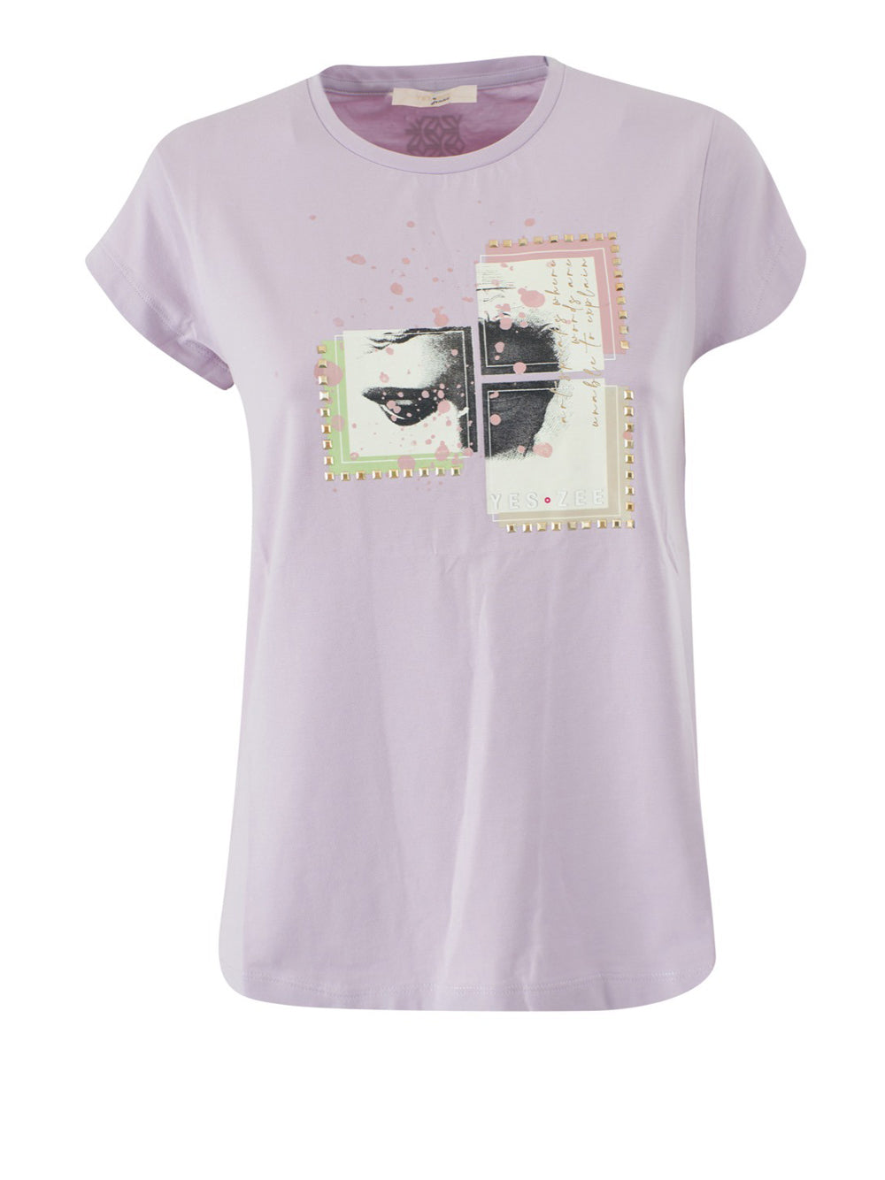 T-shirt Yes Zee da Donna - Viola