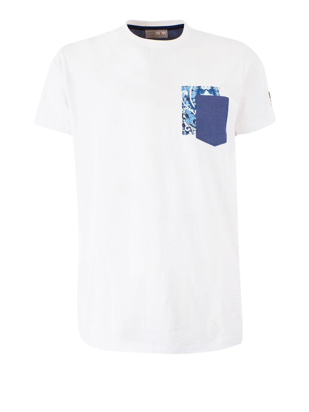 T-shirt Yes Zee da Uomo - Bianco