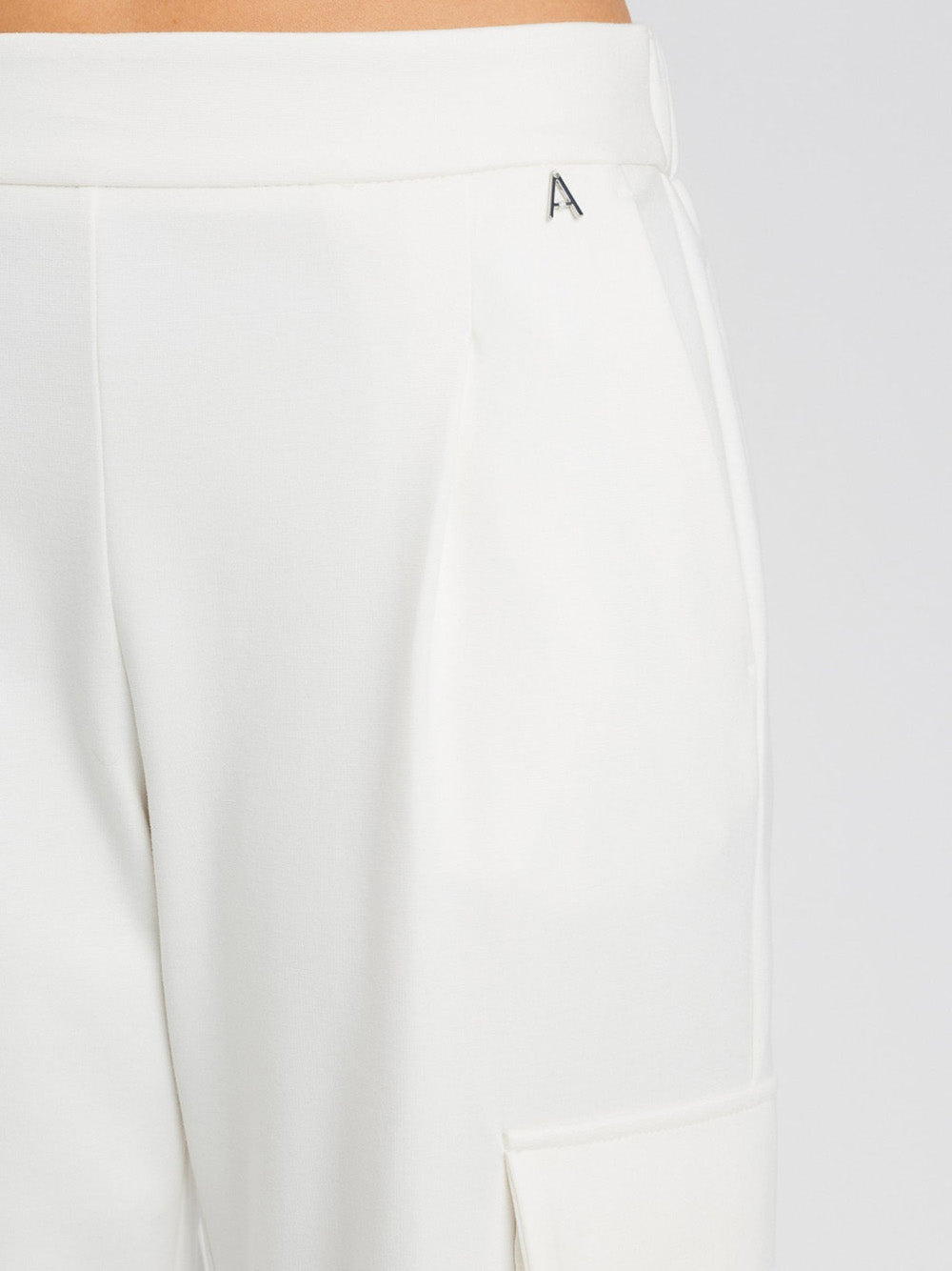 Pantalone Cargo Actitude da Donna - Bianco