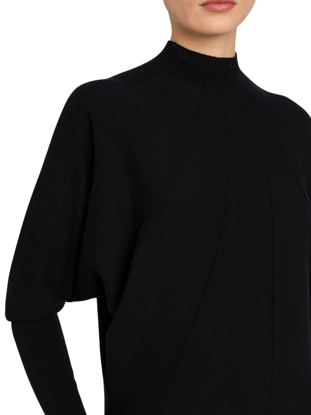 Maglia Collo Alto Actitude da Donna - Nero