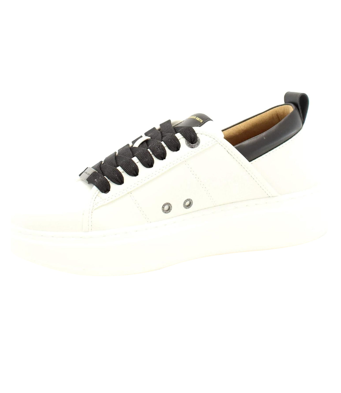 Alexander Smith Sneakers Eco-Wembley Uomo Mod. AEBAEWM-7010 WBK WHITE BLACK Bianco