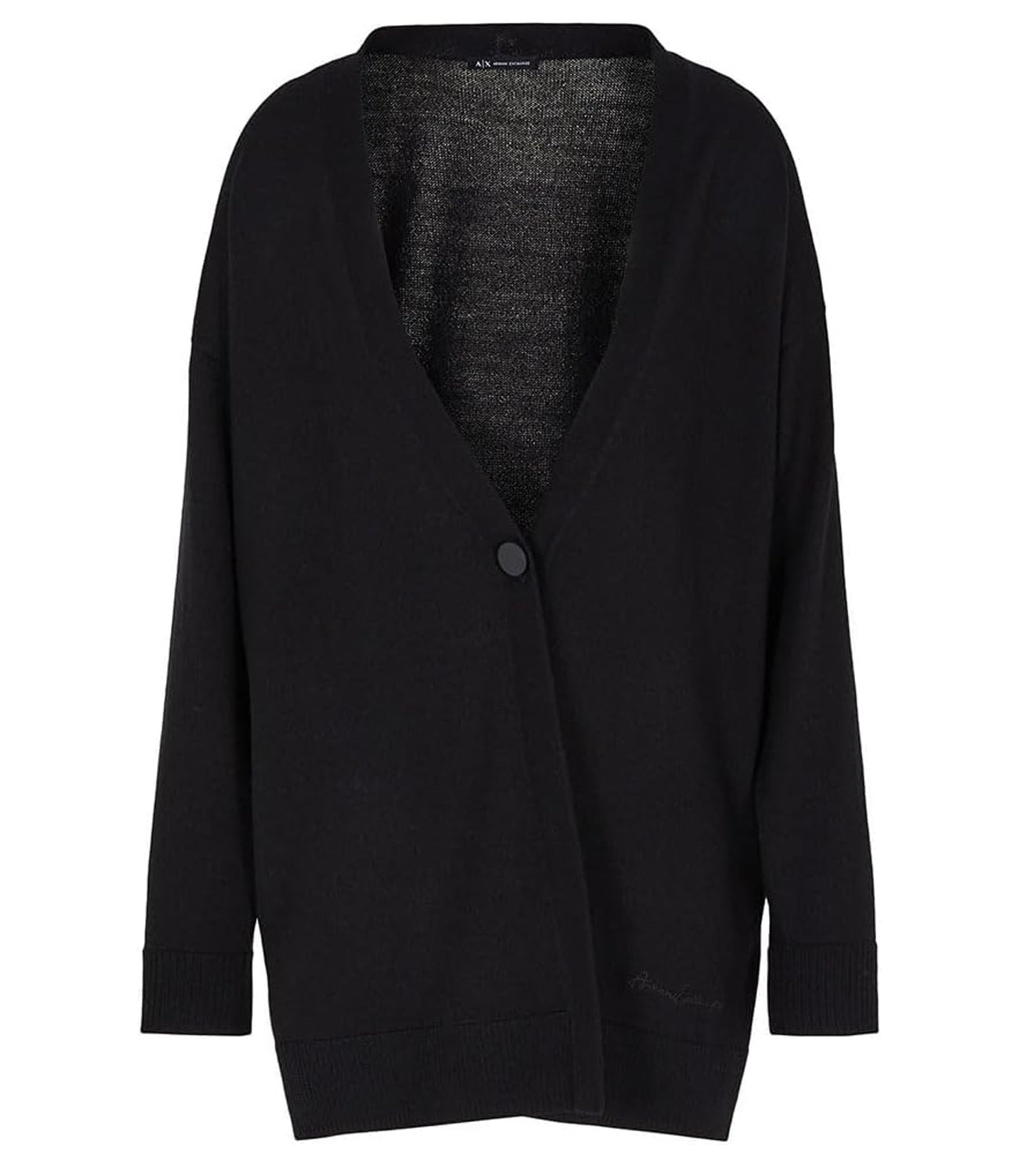 A|X Armani Exchange Cardigan Donna Mod. 6DYE1J-YME3Z 1200 BLACK Nero