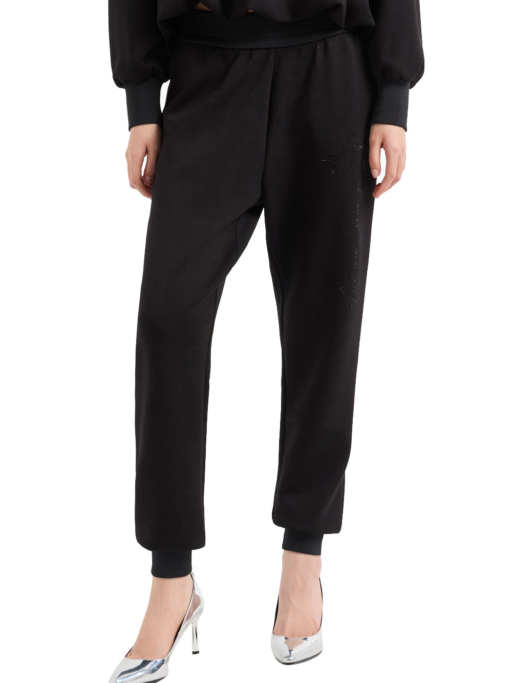 Pantalone Jogger Armani Exchange da Donna - Nero