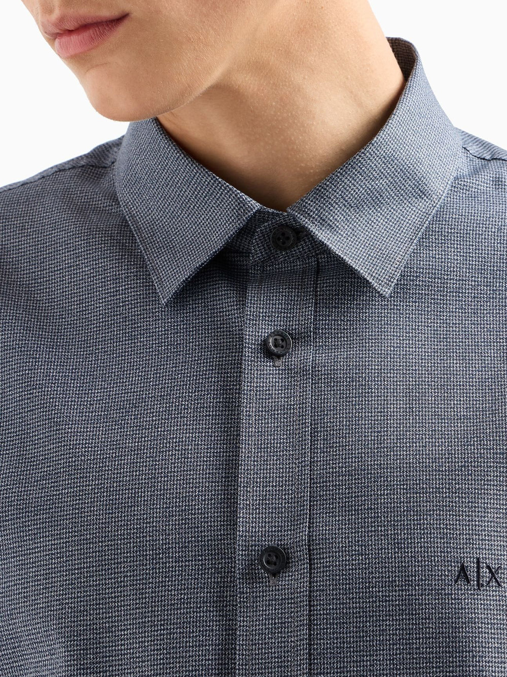 Camicia Casual Armani Exchange da Uomo - Blu