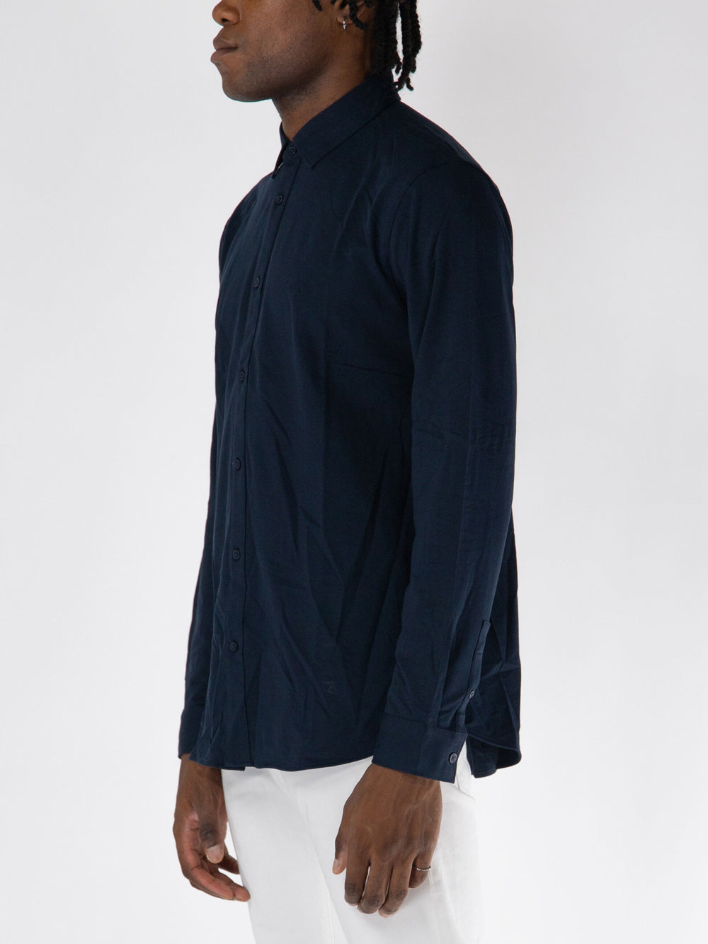 Camicia Armani Exchange da Uomo - Blu