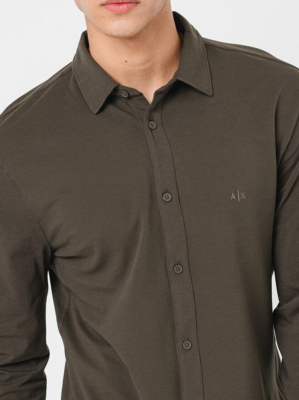 Camicia Armani Exchange da Uomo - Nero