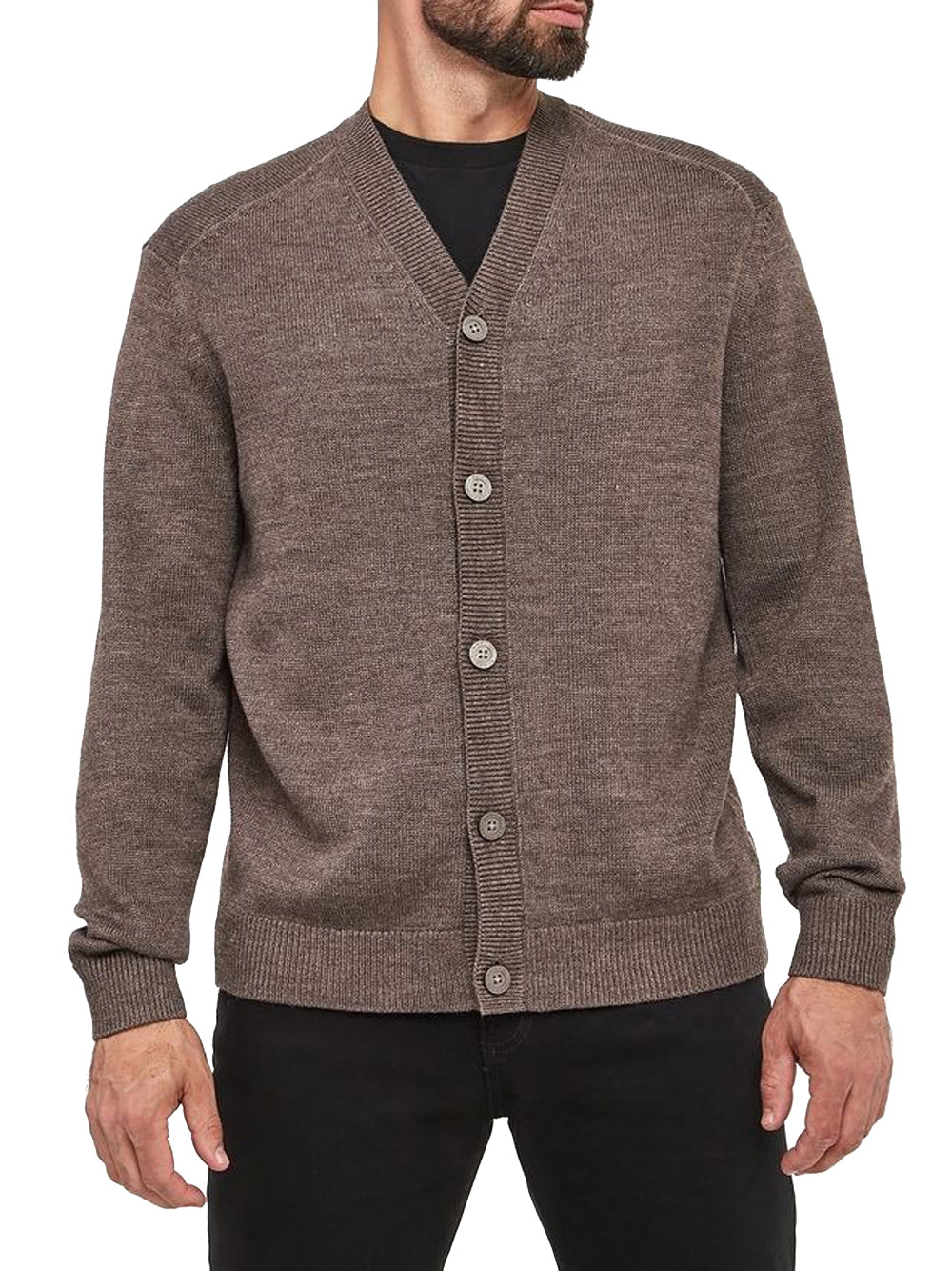 Cardigan Armani Exchange da Uomo - Marrone