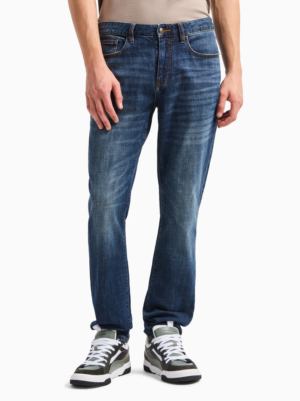 Jeans Skinny Armani Exchange da Uomo - Denim