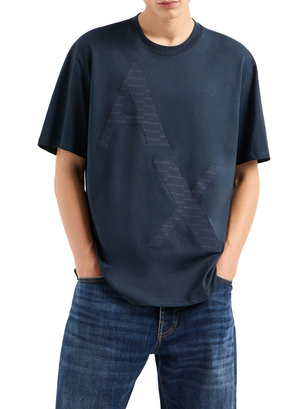 T-shirt Armani Exchange da Uomo - Blu