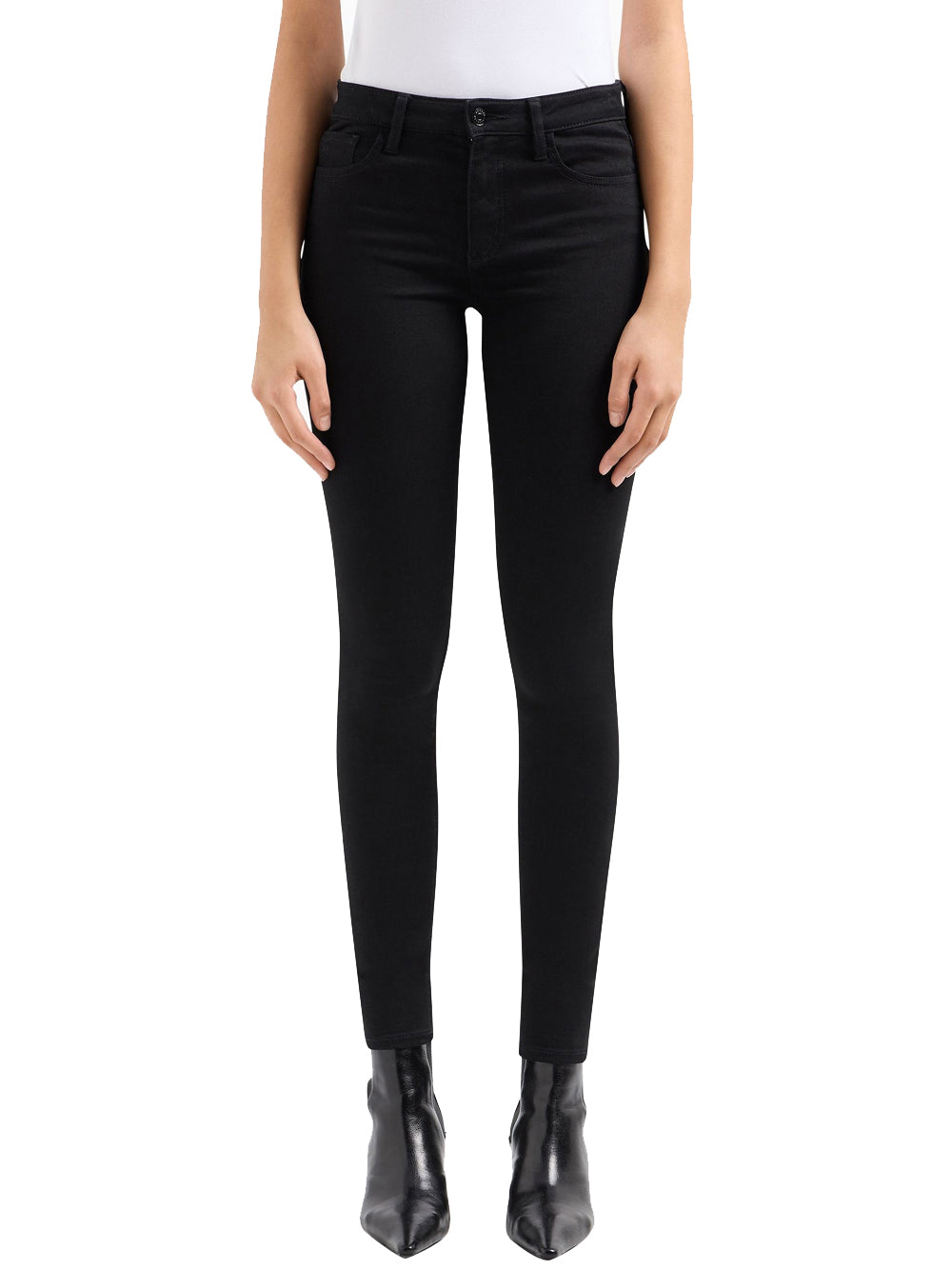 Jeans Skinny Armani Exchange da Donna - Nero