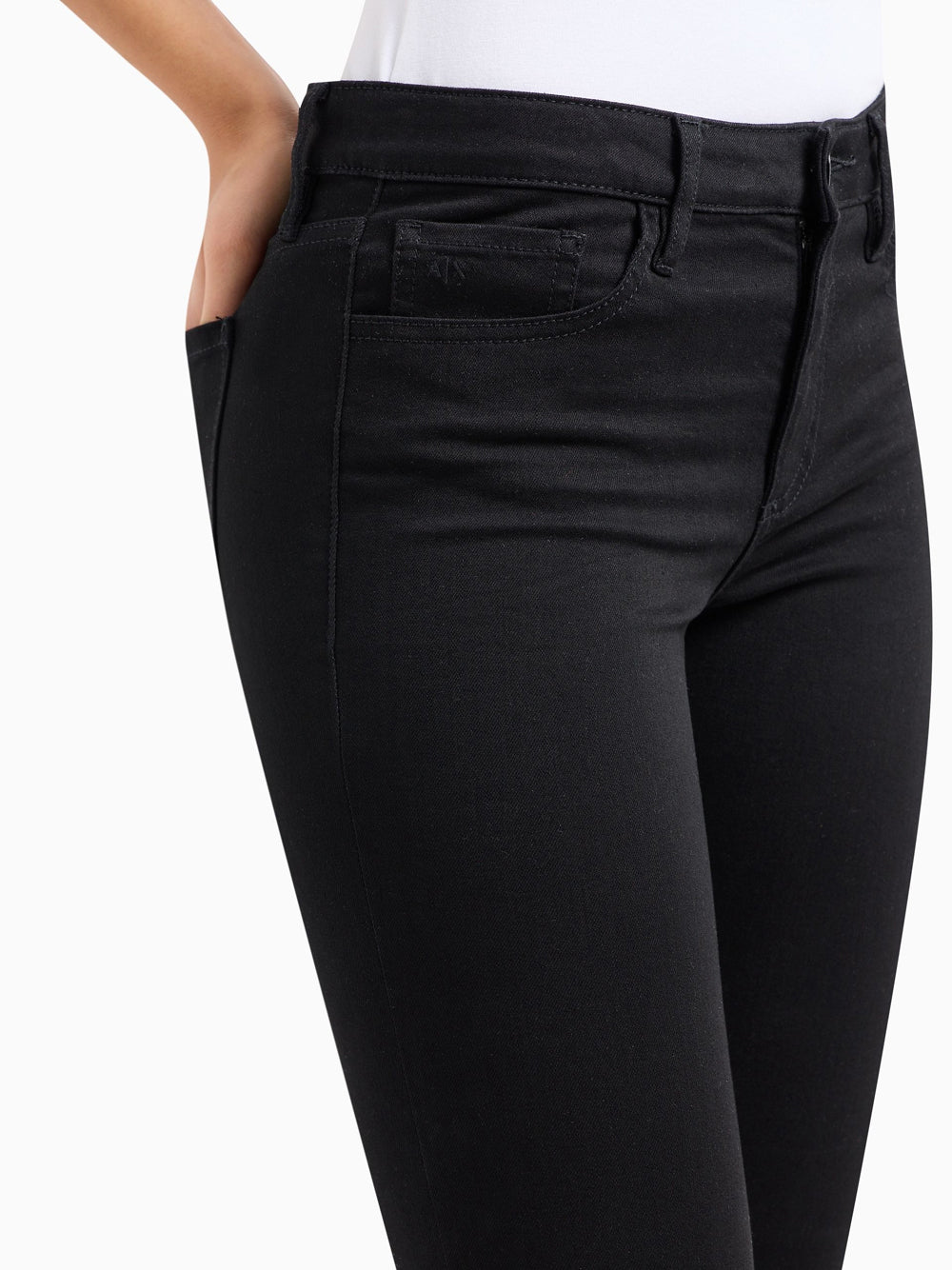 Jeans Skinny Armani Exchange da Donna - Nero