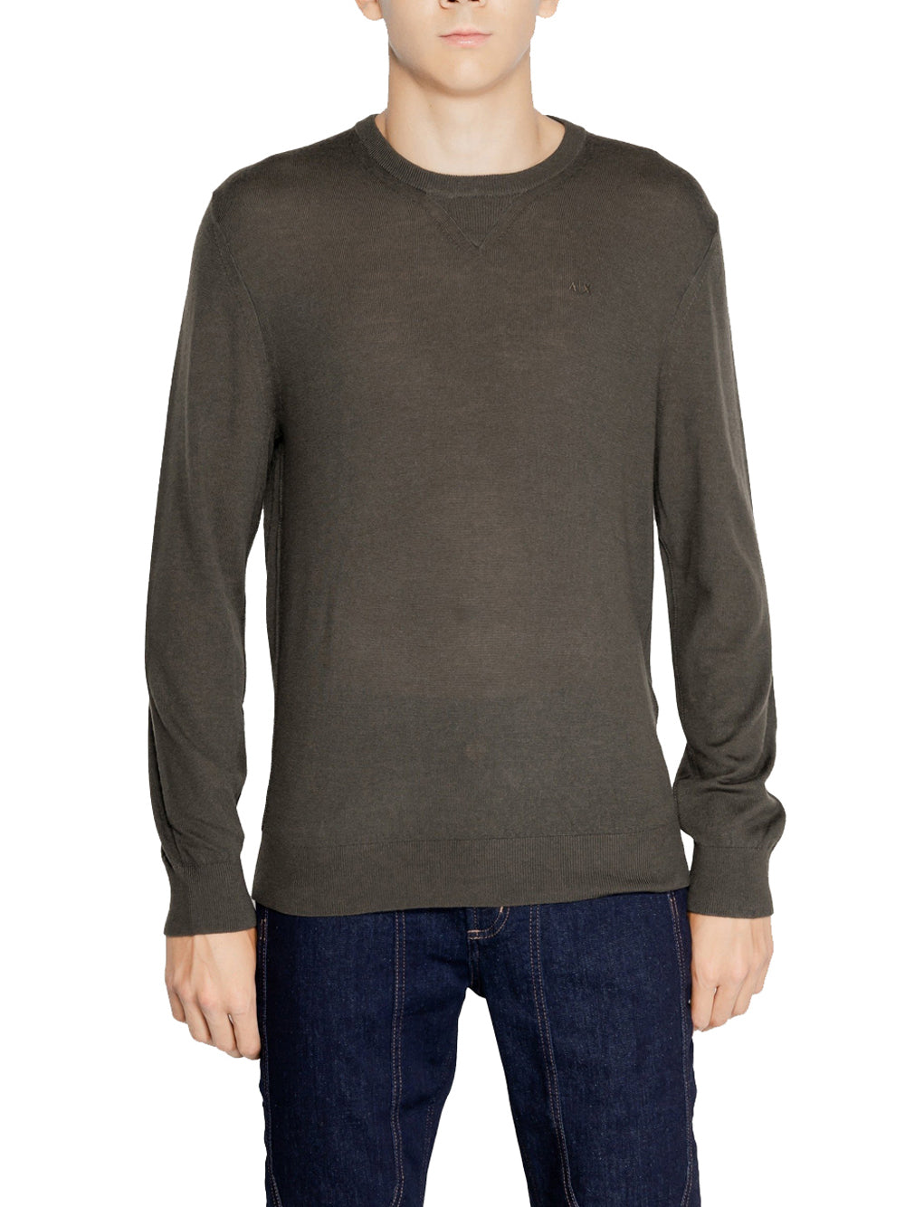 A|X Armani Exchange Pullover Uomo Mod. 8NZM3A-ZM8AZ 1897 Black Olive