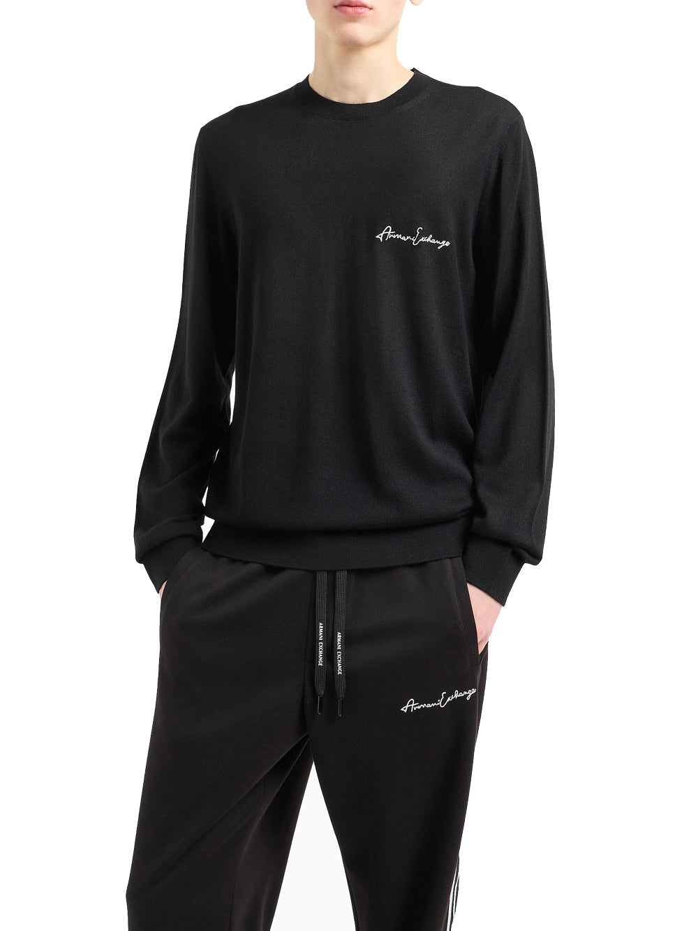 Pullover Armani Exchange da Uomo - Nero