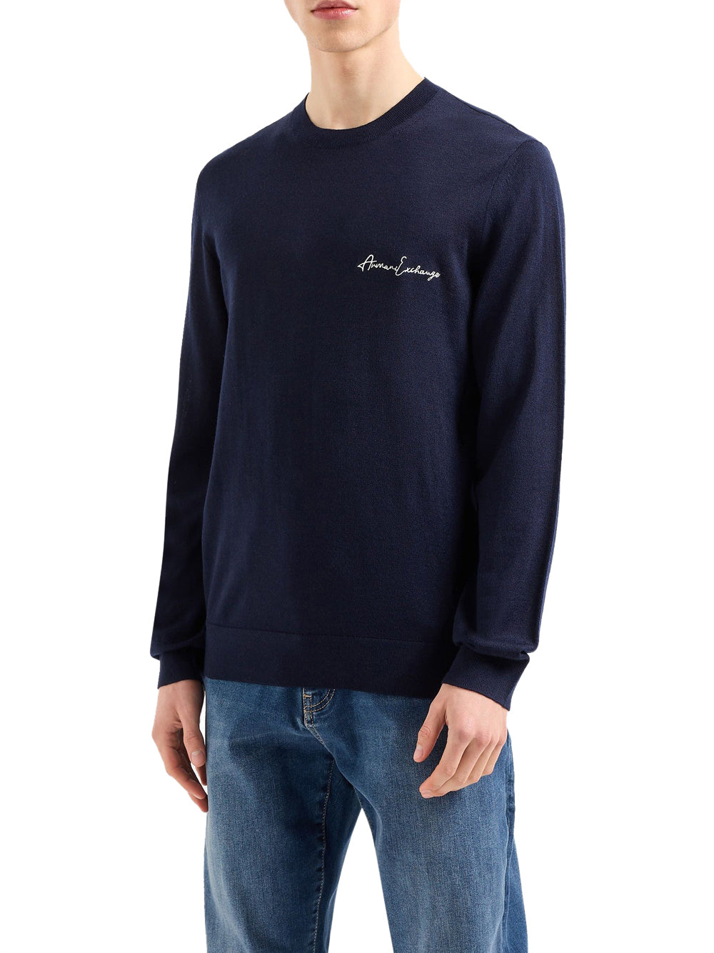 Pullover Armani Exchange da Uomo - Blu