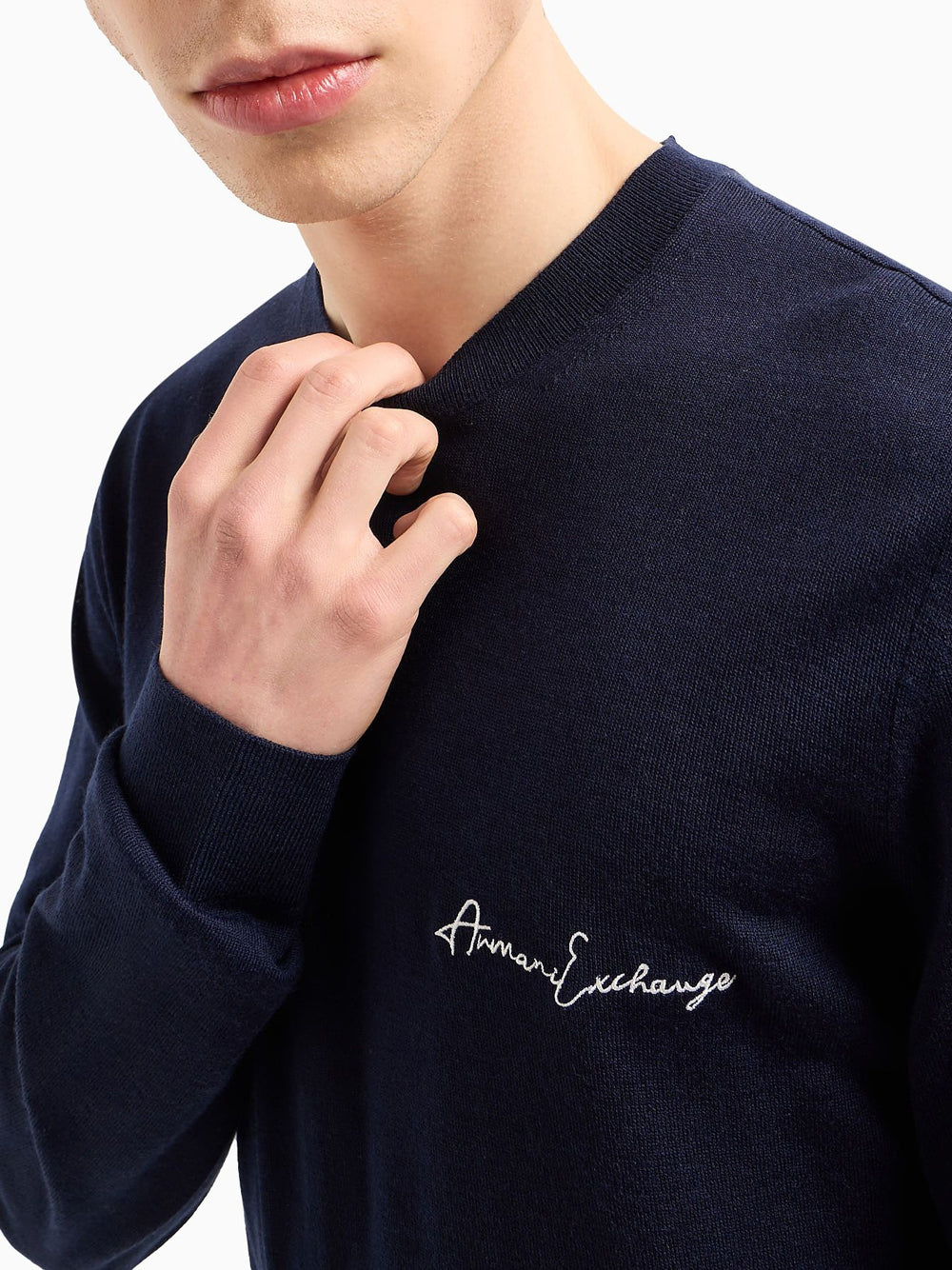 Pullover Armani Exchange da Uomo - Blu