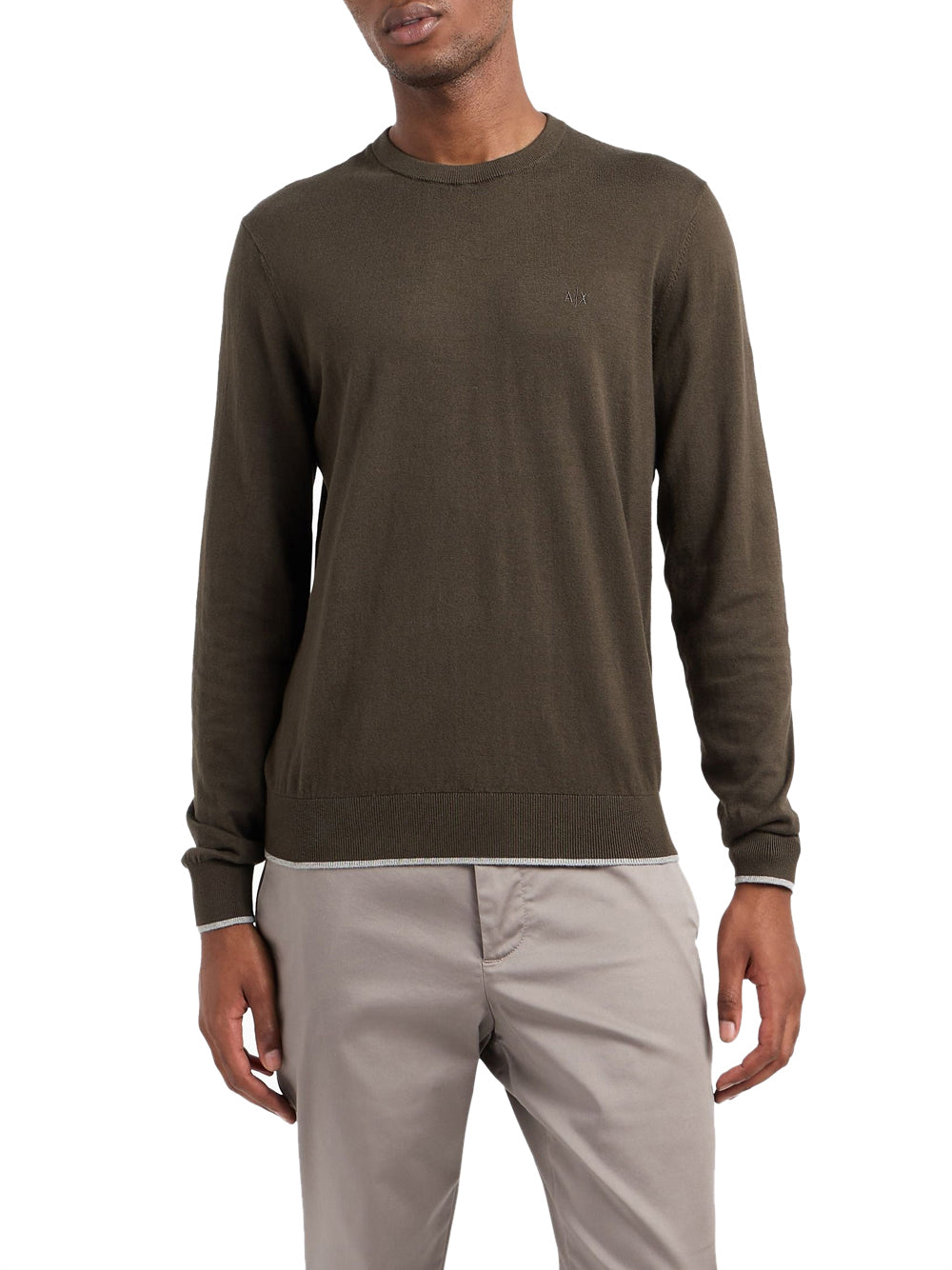 Pullover Armani Exchange da Uomo - Marrone