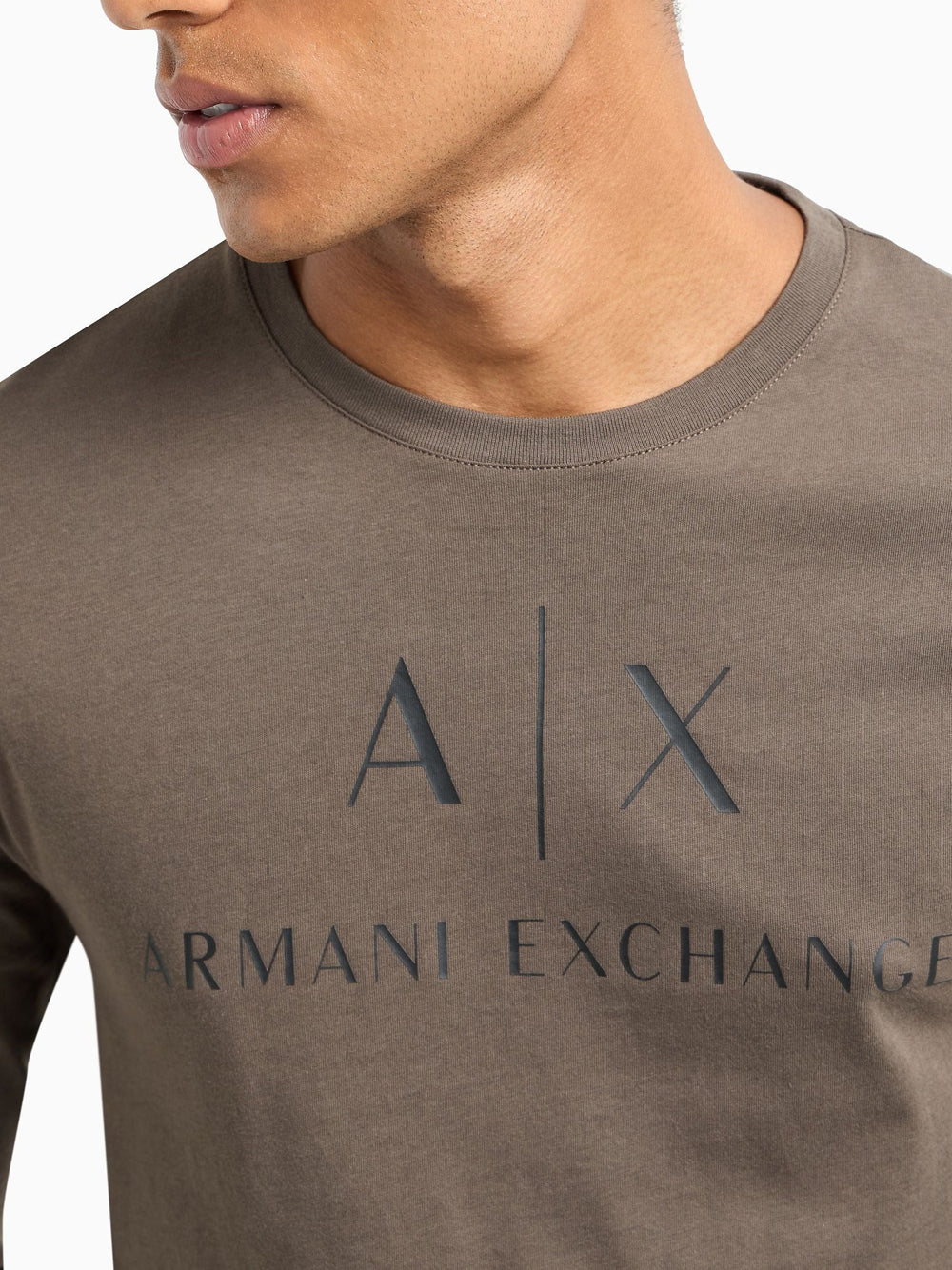 T-shirt Armani Exchange da Uomo - Marrone