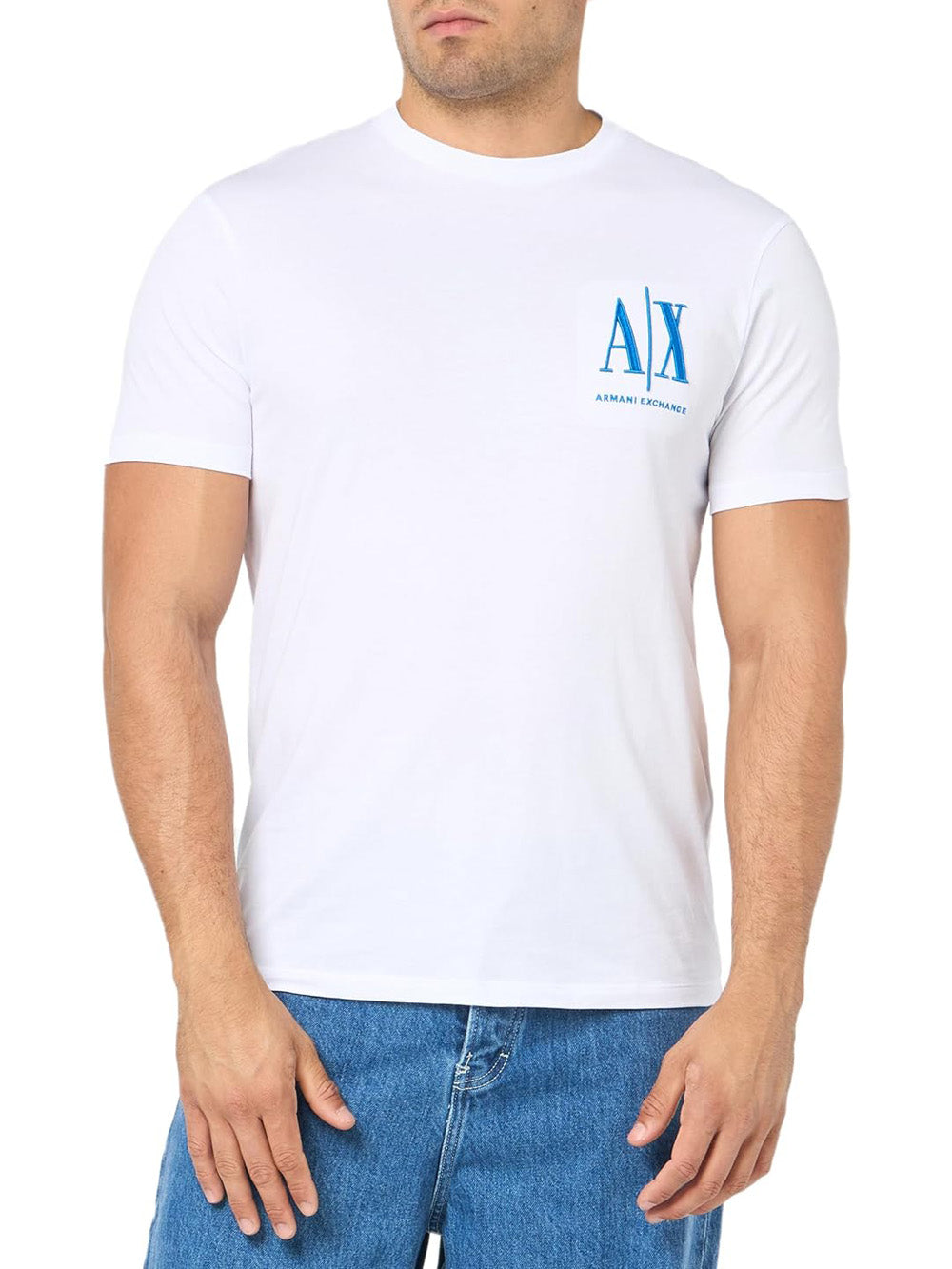 A|X Armani Exchange T-shirt Uomo Mod. 8NZTPH-ZJH4Z 1832 Peat