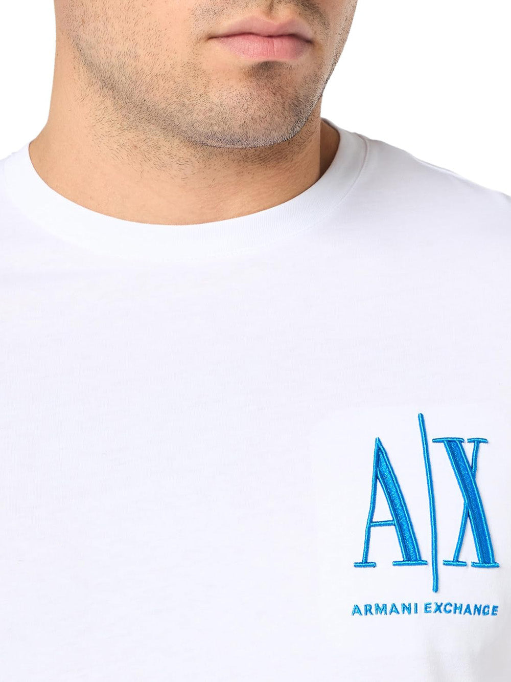 A|X Armani Exchange T-shirt Uomo Mod. 8NZTPH-ZJH4Z 1832 Peat