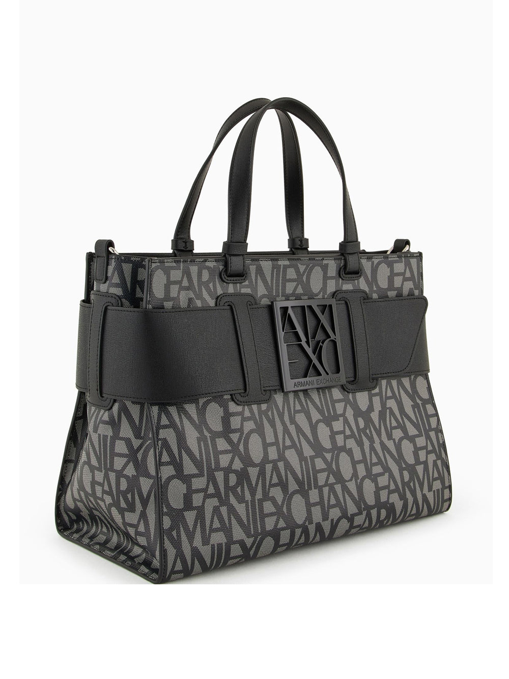 Borsa Shopper Armani Exchange da Donna - Nero