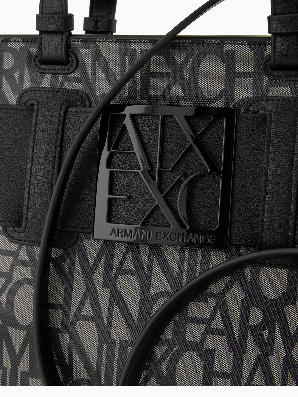 Borsa Shopper Armani Exchange da Donna - Nero