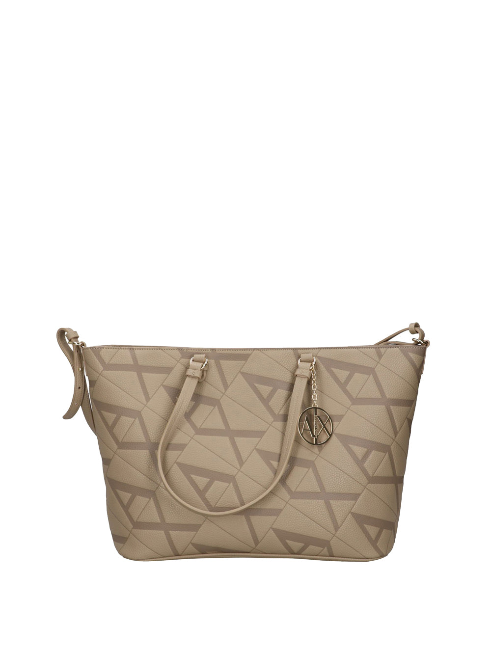 Borsa Shopper Armani Exchange da Donna - Beige