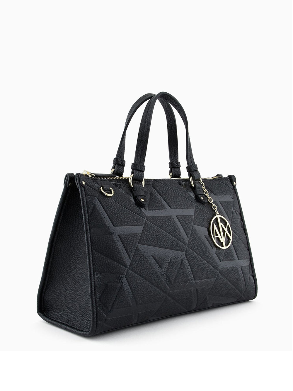 Borsa a Mano Armani Exchange da Donna - Nero