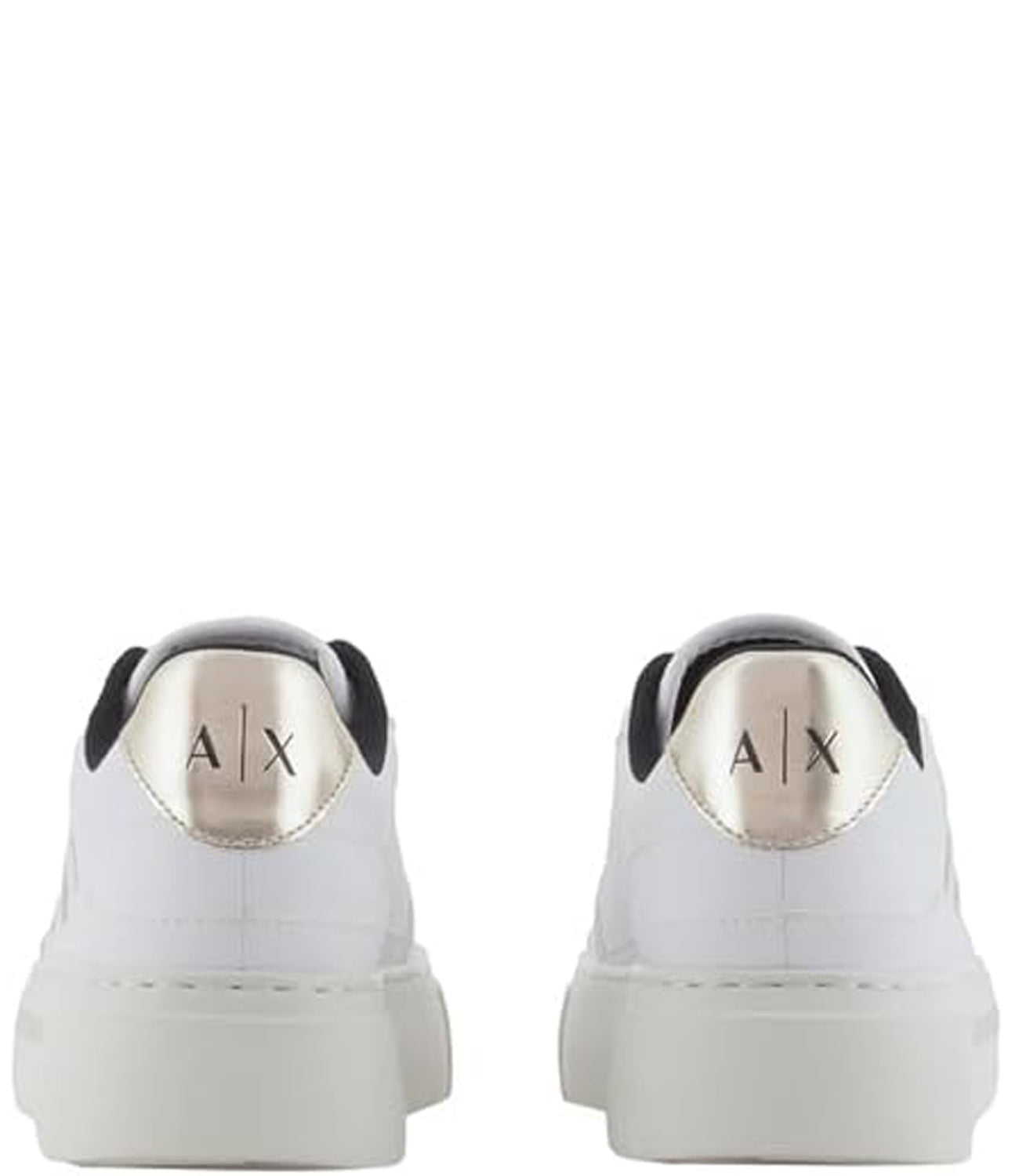 A|X Armani Exchange Sneakers Donna Mod. XDX147-XV830 T782 Op.White+Pale Gold