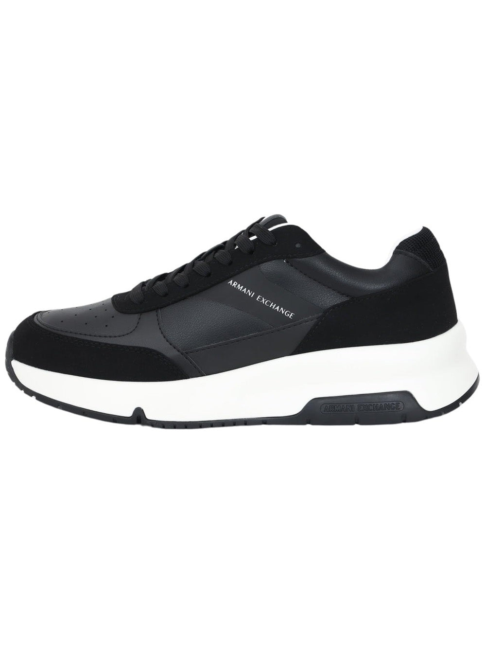 A|X Armani Exchange Sneakers Uomo Mod. XUX225-XV862 K001 Black+Black