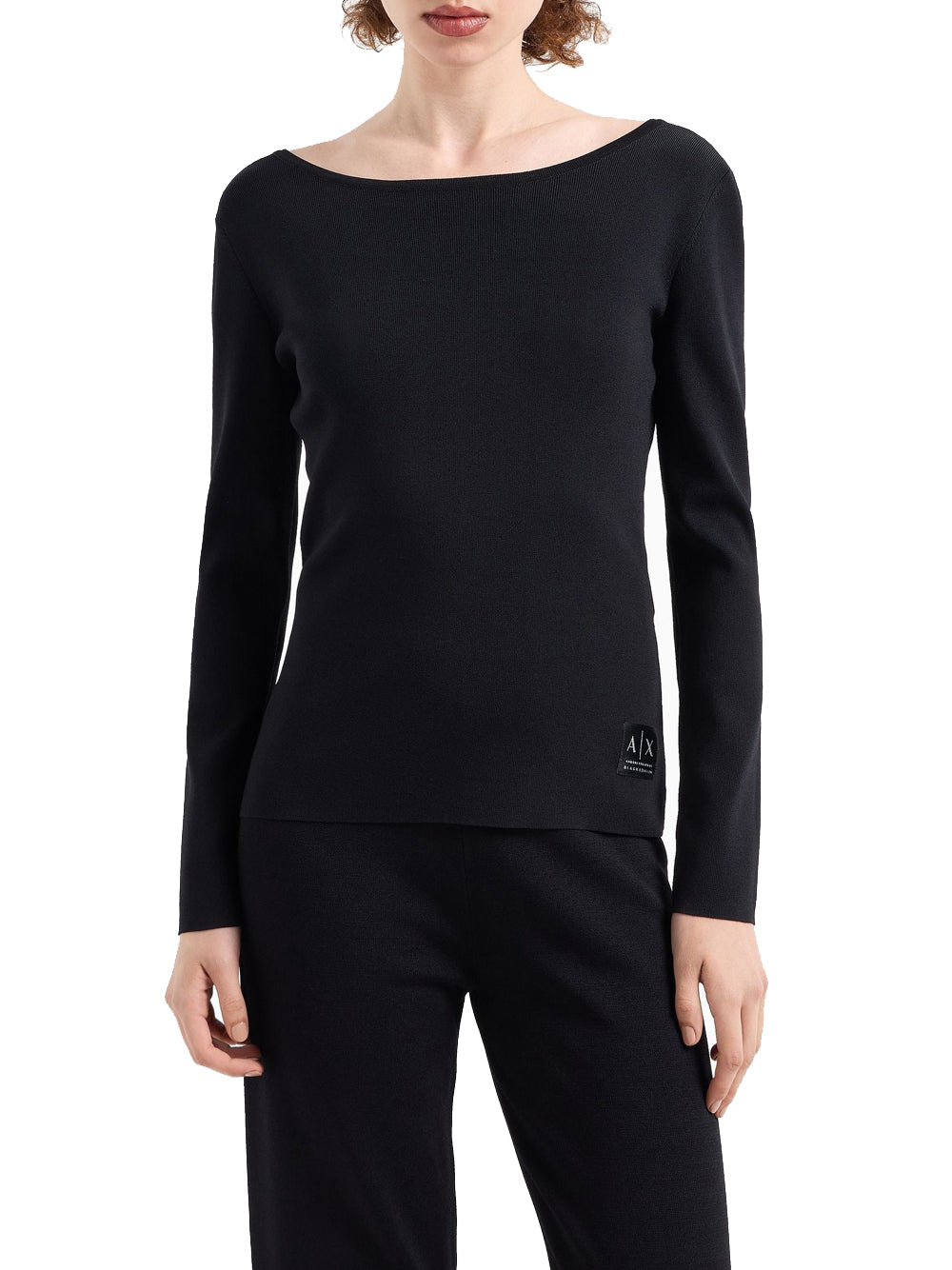 Pullover Armani Exchange da Donna - Nero