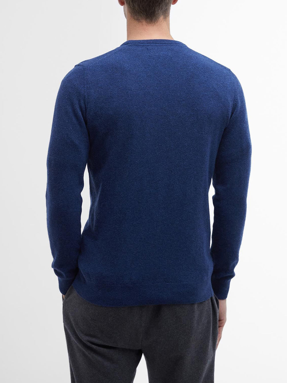 Pullover Barbour Essential Crew Neck da Uomo - Blu