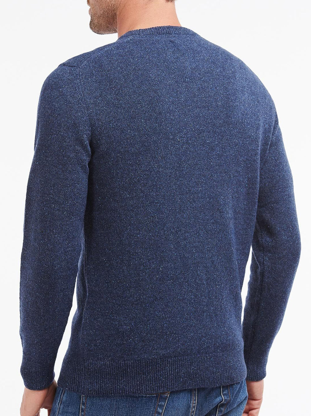 Pullover Barbour Essential Tisbury Crew da Uomo - Blu