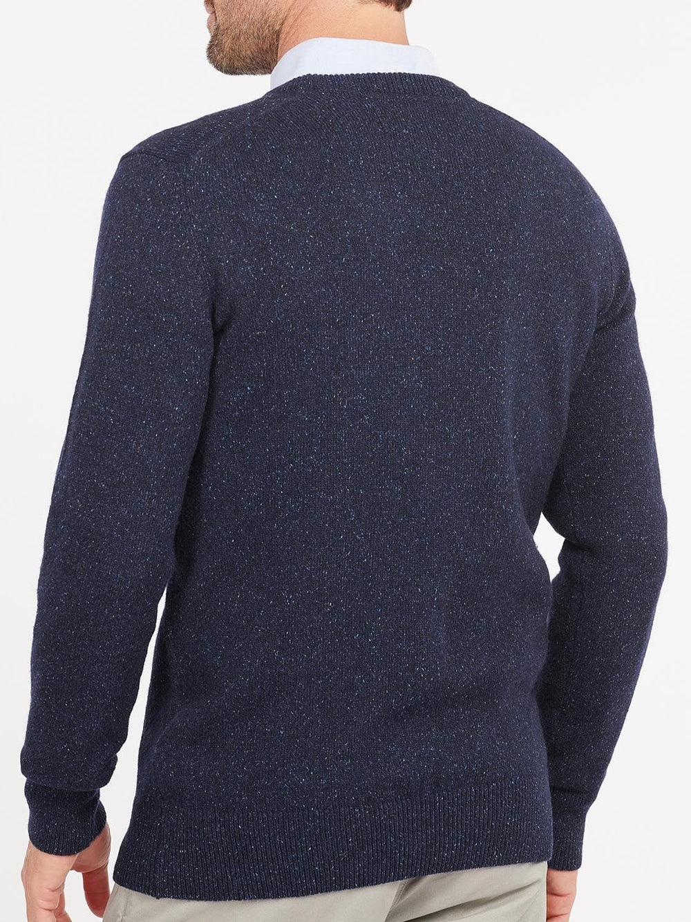 Pullover Barbour Essential Tisbury Crew da Uomo - Blu