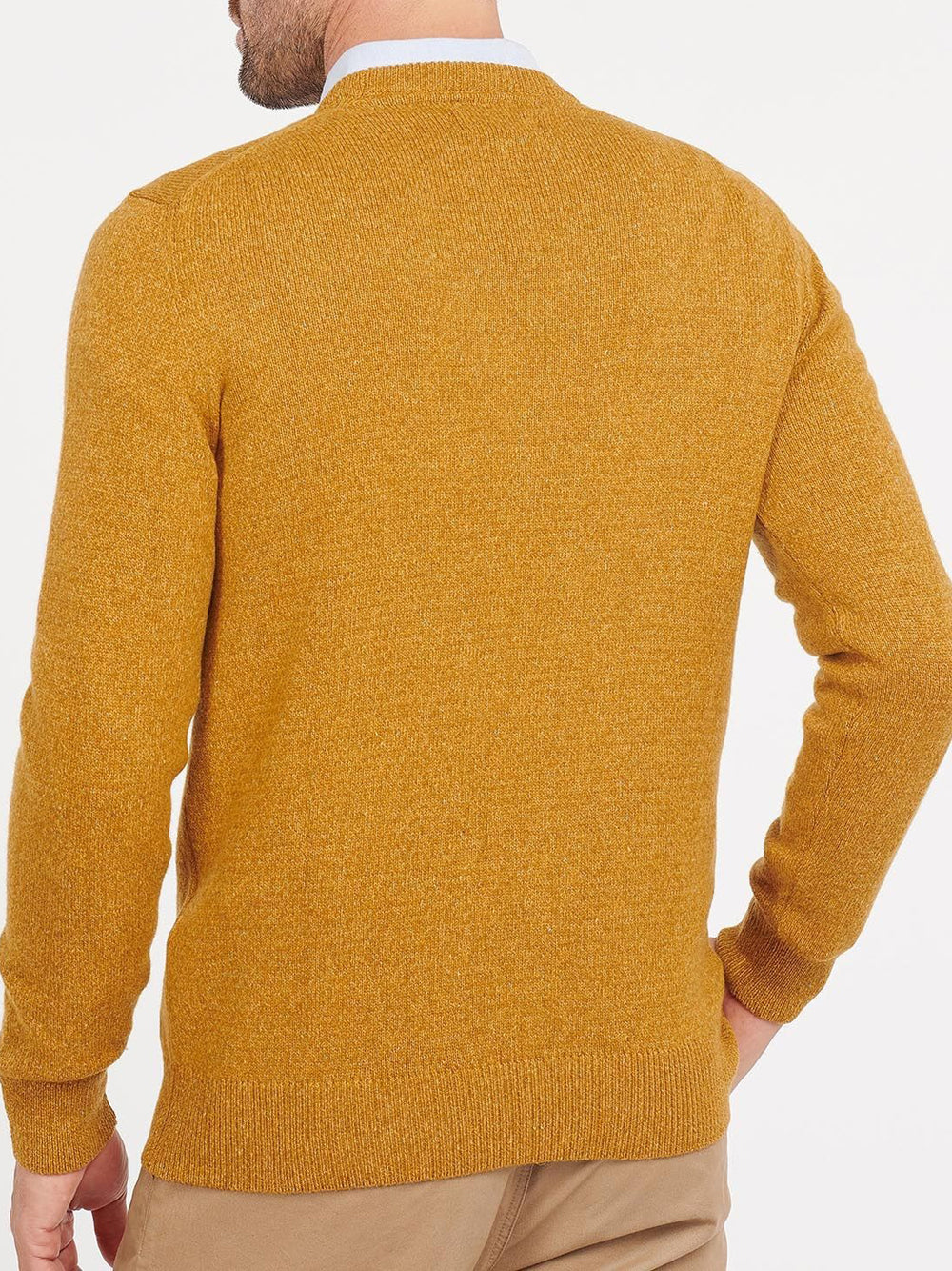 Pullover Barbour Essential Tisbury Crew da Uomo - Giallo