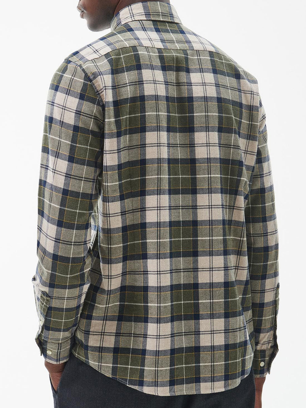 Camicia Casual Barbour Fortrose Tailored da Uomo - Verde