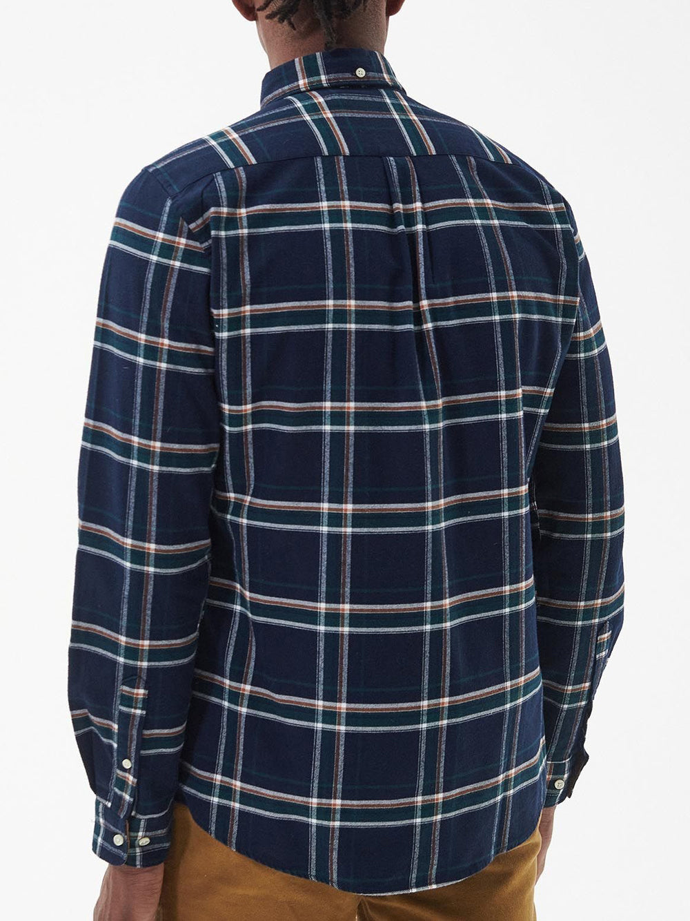 Camicia Casual Barbour Ronan Tailored Check da Uomo - Blu