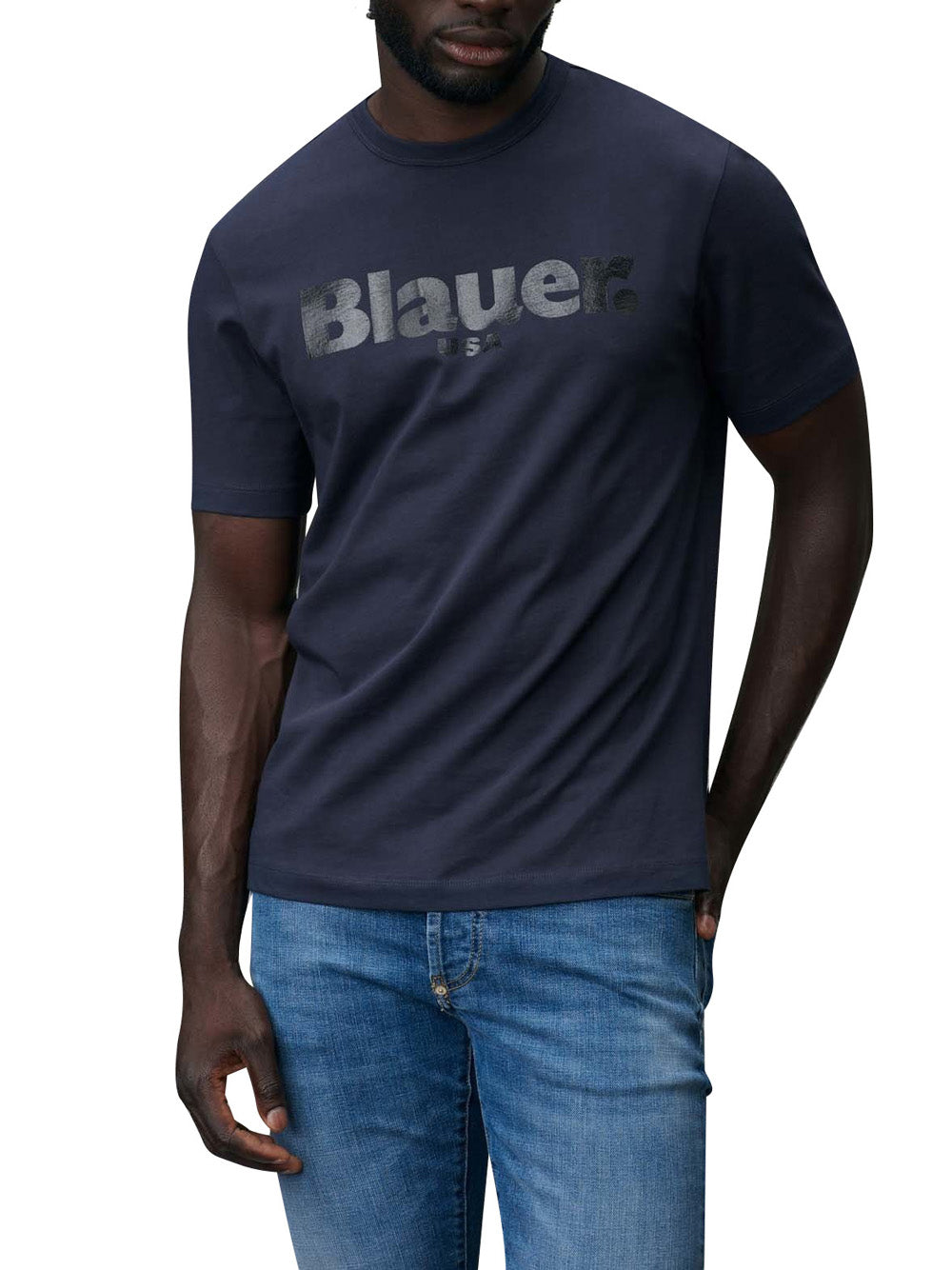 T-shirt Blauer Bourne da Uomo - Blu