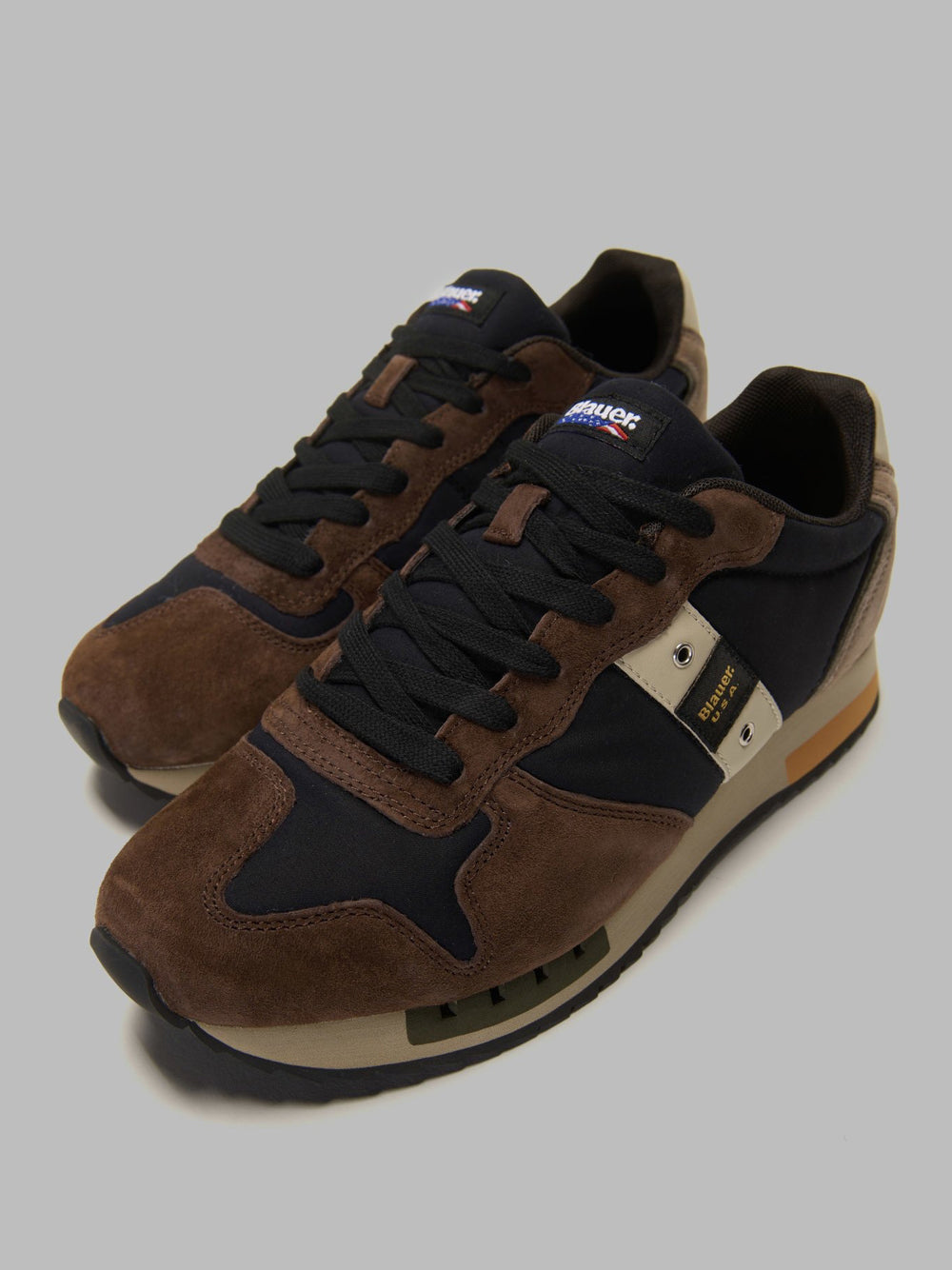 Sneakers Blauer da Uomo - Marrone