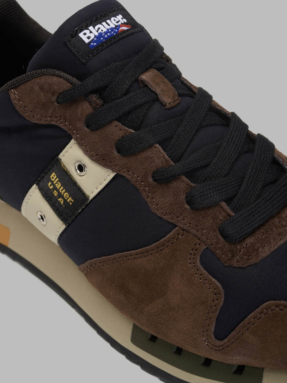 Sneakers Blauer da Uomo - Marrone