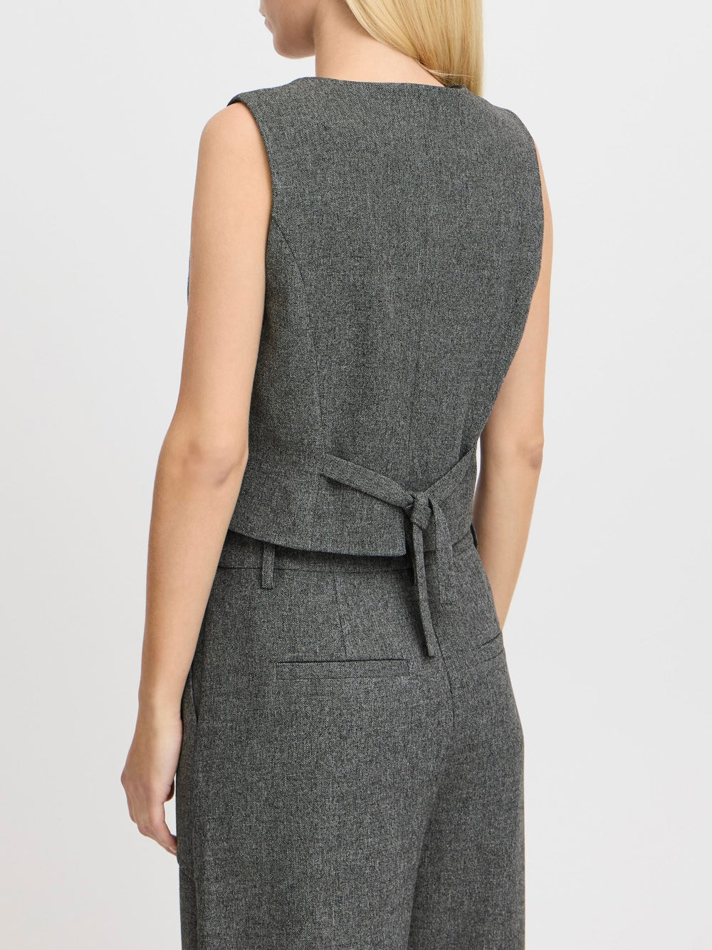 Gilet b.young Byetona Waistcoat da Donna - Grigio