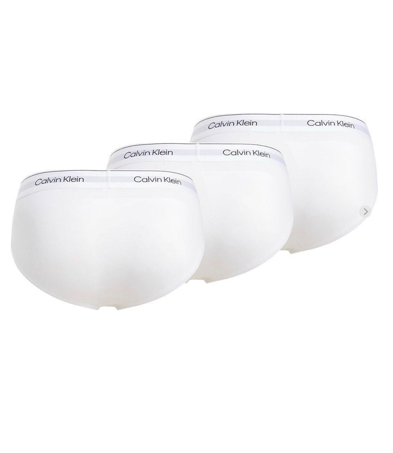 Calvin Klein Slip Uomo Mod. 000NB3962A 3PACK 100 White Bianco