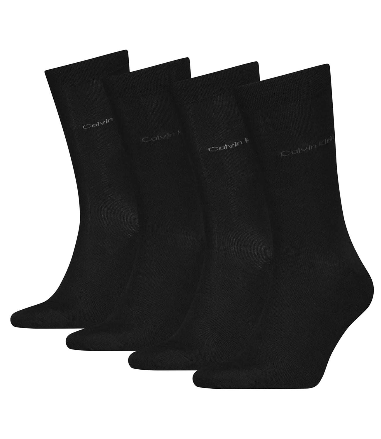 Calvin Klein Calzini Uomo Mod. 701229429 4PACK 001 BLACK Nero