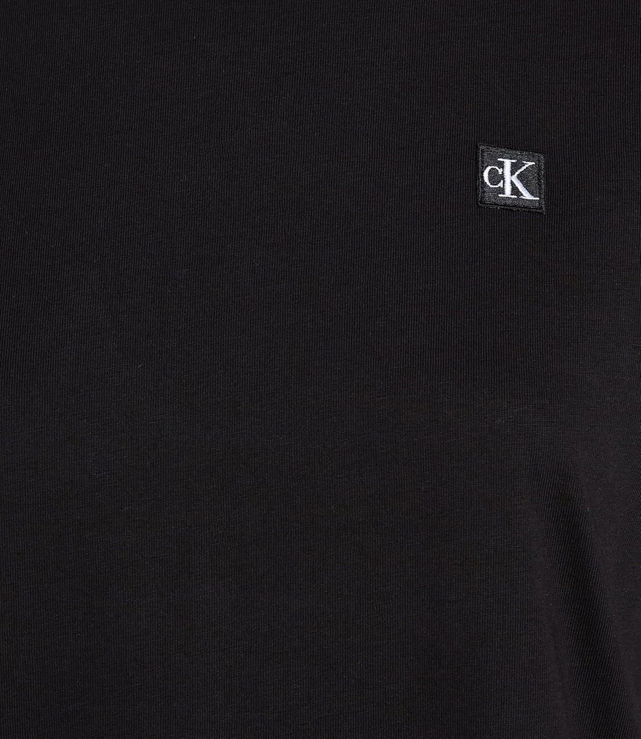 Calvin Klein Calvin Klein Jeans T-shirt Ck Embro Badge Regul Donna Mod. J20J223226 BEH Ck Black