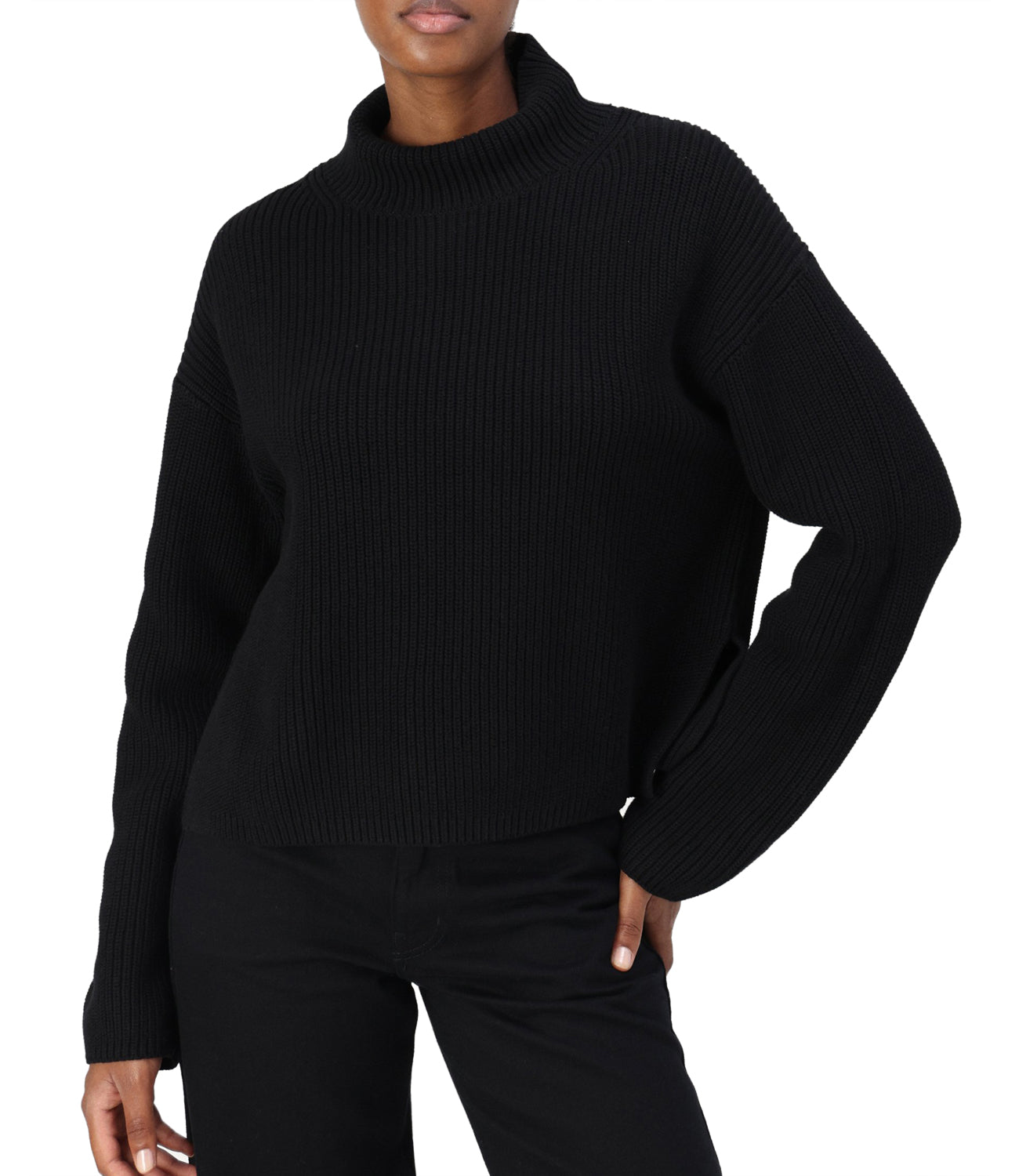 Calvin Klein Calvin Klein Jeans Pullover Chunky Loose High Ne Donna Mod. J20J224227 BEH Ck Black